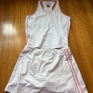 Vintage Bolle Women's Size Medium Activewear Tennis Pickleball Set - Top & Skirt